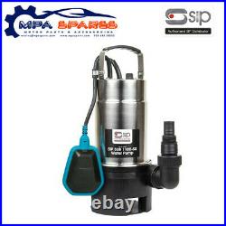 Sip 06869 1100-ss Submersible Water Pump 1000w 1.3hp (dirty Water)