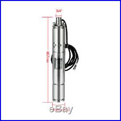 Solar Deep Well Submersible Bore Pump Screw Water Pump Brushless Irrigation