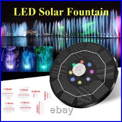 Solar Panel Powered Water Feature Pump Garden Pool Pond Aquarium Fountain 200L/H