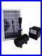 Solar Power Water Pump Submersible LED light Battery Backup 800LPH Pond Fountain