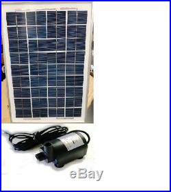 Solar Powered Submersible 30/40/50 Watt Water Pump With Panels Combo
