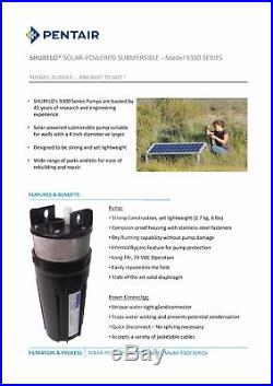 Solar Powered Submersible Water Pump Shurflo 9300 (9325-083-101)