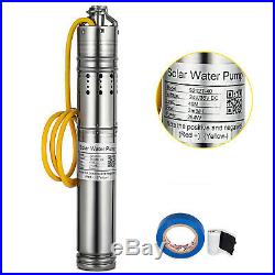 Solar Powered Water Pump DC 24v 76 mm Inlet 284w Submersible Bore Deep Well