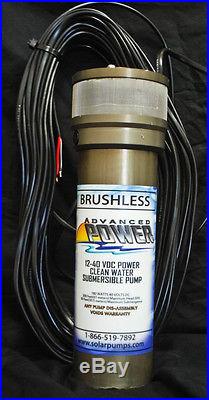 Solar Submersible Water Well Pump Model K170SR4 Easy to Install 2 yr warranty