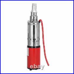 Solar Water Pump DC 12V Red High-Lift Screw Submersible For Fishing Boat