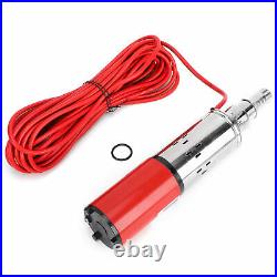 Solar Water Pump Electric Drive Screw Submersible Pump 50 Meters High Lift DC24V
