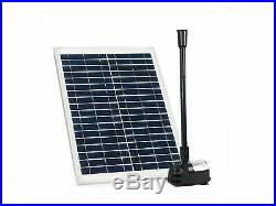 Solar Water Pump Kit 12V-24V Dc Brushless Submersible 410Gph Water Pump With 20