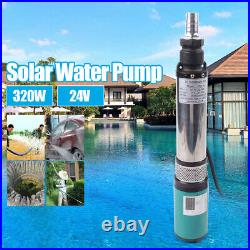 Solar Water Pump Submersible Deep Well Water Pump Max. Pumping Head 25m DC 24V