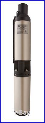 Stainless Steel 0.5-HP Thermoplastic 150-ft Deep Submersible Water Well Pump