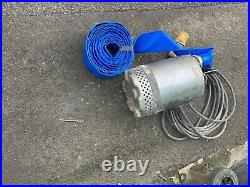 Stainless Steel 110v Water Pump Submersible Pond Flood Pump