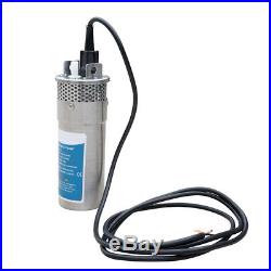 Stainless Steel Solar Powered Submersible Pump 24V DC Water Well Pump for Farm