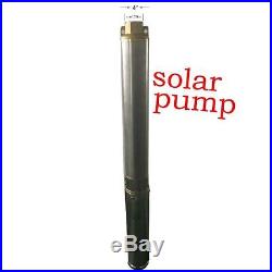 Submersible Borehole Centrifugal wt MPPT Controller DC 36v 400w solar water pump