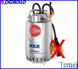 Submersible DRAINAGE Pump clear water RX5 1,5Hp 400V 50Hz Cable10M Pedrollo