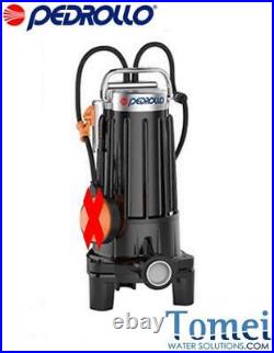 Submersible GRINDER Electric Pump sewage water TR1,1 Tritus 1,5Hp 400V Pedrollo
