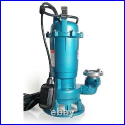 Submersible Pump 1100W Dirty-Water 1,1KW Construction Float Ball + 40m 2'' Hose
