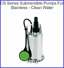 Submersible Pump Clean Water 400W & 1100W, Electric Full Stainless Steel