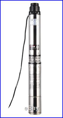 Submersible Pump Deep Well 4 1 HP 33 GPM Stainless Steel Deep Water Control Box