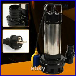 Submersible Pump Sewage Dirty Waste Drain Water Pump with Float Switch 36000 L/H