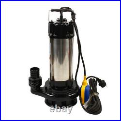 Submersible Pump Sewage Dirty Waste Drain Water Pump with Float Switch 36000 L/H