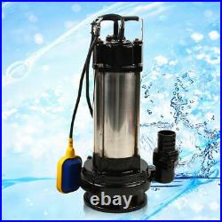 Submersible Pump Sewage Dirty Waste Drain Water Pump with Float Switch 36000 L/H