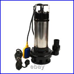 Submersible Pump Sewage Dirty Waste Drain Water Pump with Float Switch 36000 L/H