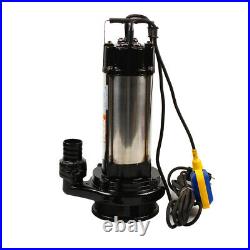 Submersible Pump Sewage Dirty Waste Drain Water Pump with Float Switch 36000 L/H