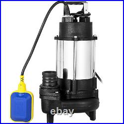 Submersible Sewage Pump Dirty Water Pump 1 HP 6340 GPH Stainless Steel