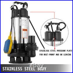 Submersible Sewage Water Pump With Float Switch 2200W Dirty Waste Water
