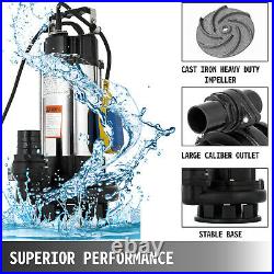 Submersible Sewage Water Pump With Float Switch 2200W Dirty Waste Water