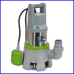 Submersible Stainless Dirty Water Pump Auto 417L/min 230V Sealey