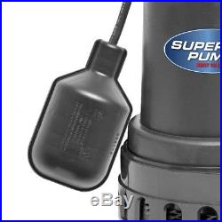 Submersible Sump Pump With Float Switch 110V 1/2 HP Basement Water Pool Yard New