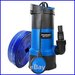 Submersible Water Pump 750w + 10m Hose Powerful Fast 13000 ltr/hr Hot TUb Spa