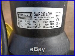 Submersible Water Pump Draper Swp 235 Ad W 110 Volts