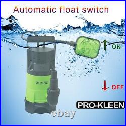 Submersible Water Pump Electric Dirty Clean Pond Pool Flood 400W with 25m Hose
