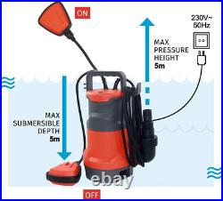 Submersible Water Pump Electric Dirty Clean Pond Pool Flood with 20M Hose 750W