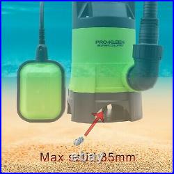 Submersible Water Pump Electric Dirty Clean Pool Flood 750W 5m Heavy Duty Hose