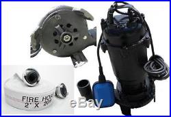 Submersible pump Float 3150 IDEAL FOR DIRTY WATER. With 20 m of hose