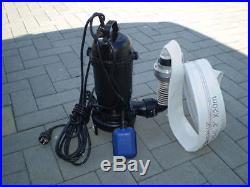Submersible pump Float 3150 IDEAL FOR DIRTY WATER. With 20 m of hose