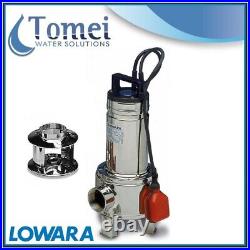 Submersible sewage dirty waste water pump DOMO10 0,75kW 230V Float switch Lowara