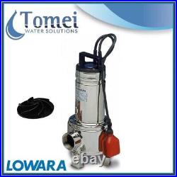 Submersible sewage dirty waste water pump DOMO7VX 0,55kW 230 Vortex Float Lowara