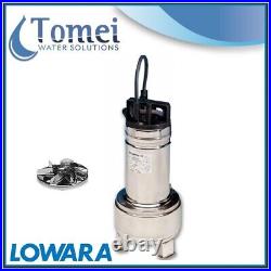 Submersible sewage dirty waste water pump DOMOS7VXT 0,55kW 3x400V Vortex Lowara