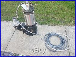 Submersible sewage water pump JST 15 SV 3 1.5kW HEAVY DUTY 400V FARM NORMANTON