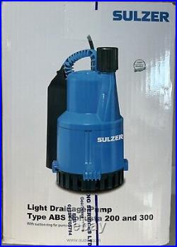 Sulzer / Abs Robusta 200 & 300 Submersible Water Drainage Pump 110v Brand New