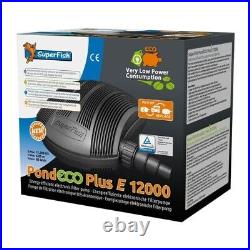 SuperFish Pond ECO Plus E 12000 An Ideal Filter Pump For Koi And Fish Ponds