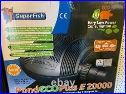 SuperFish Pond ECO Plus E 20000 Water Pump Garden Pond Koi Fish Pump