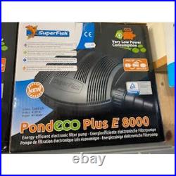 SuperFish Pond ECO Plus E Series High-Efficiency Water Pump Vibrant Healthy Pond