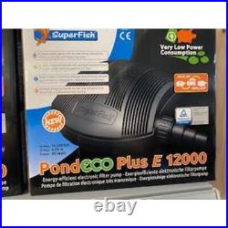 SuperFish Pond ECO Plus E Series High-Efficiency Water Pump Vibrant Healthy Pond