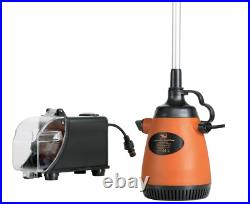 SuperHandy Submersible Water Pump 5000L/H 150W 20V Battery included no valve