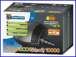 Superfish Pond Eco Plus E 10000 68W Power Consumption Pond Pump 9200LPH
