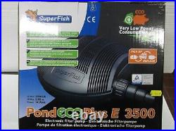 Superfish Pond Eco Plus E 3500 pond filter pump 14 watts